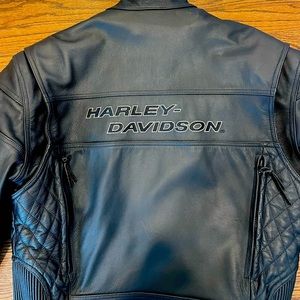 Authentic Men's Harley-Davidson Leather Jacket Size L